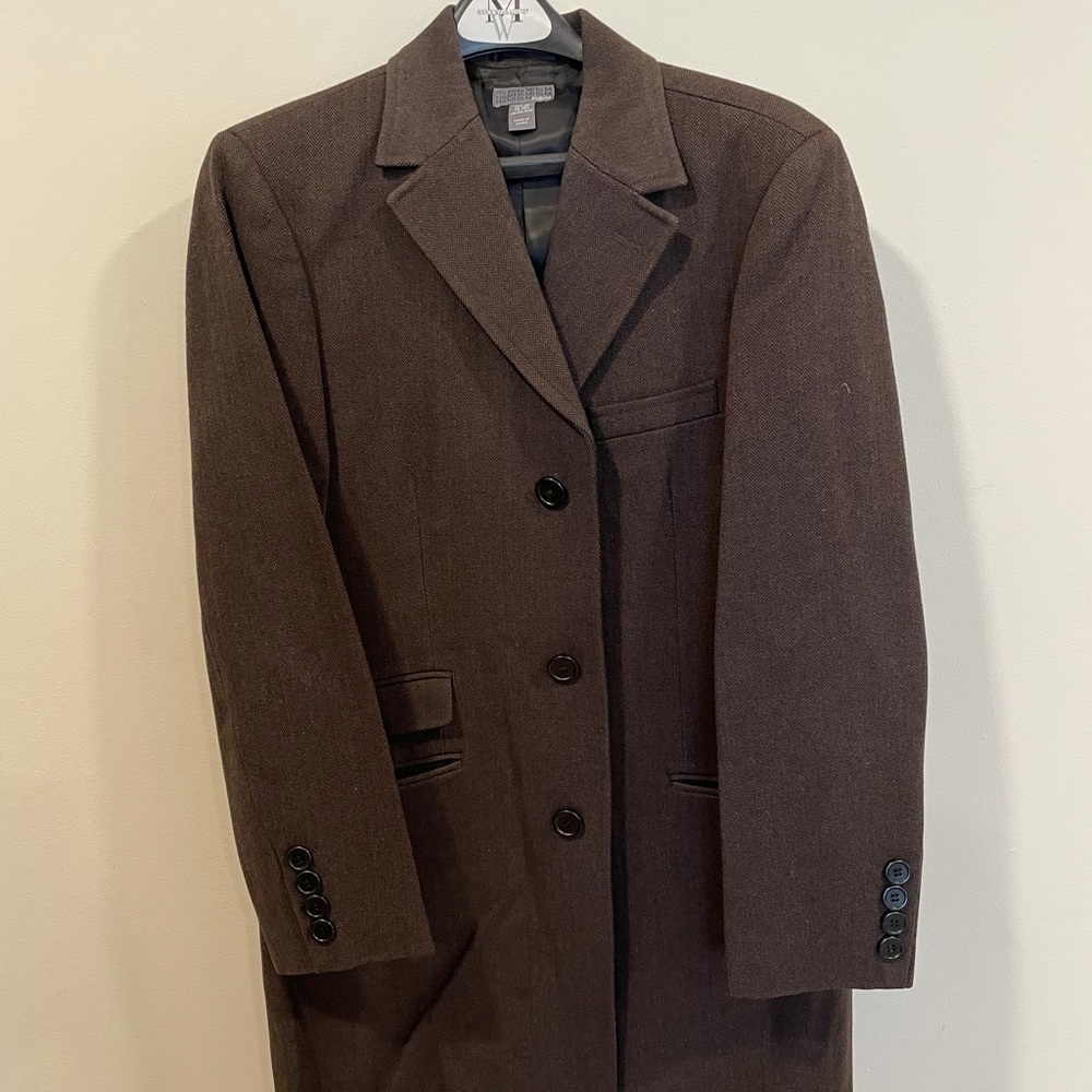 H&M brown topcoat